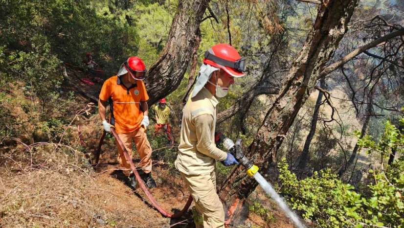 Ekipler zamanla yarıştı, önce alevlere sonra köylülerin yüreklerine su serptiler