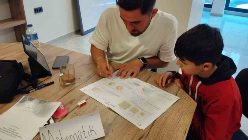 Karacasu'da öğrencilere etüt desteği