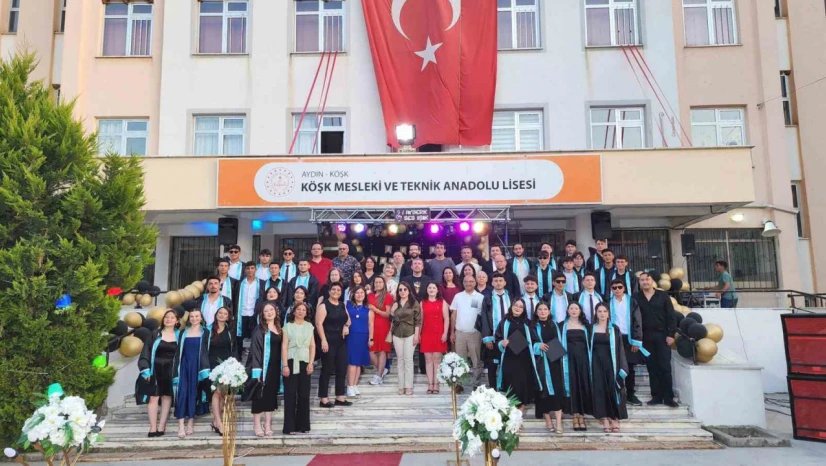Köşk MTAL'de mezuniyet coşkusu
