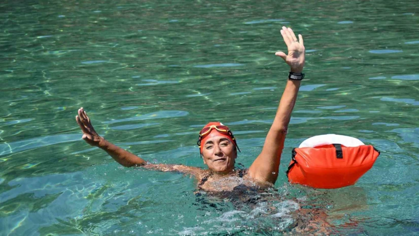 Master yüzücüler 38,5 kilometre kulaç atacak