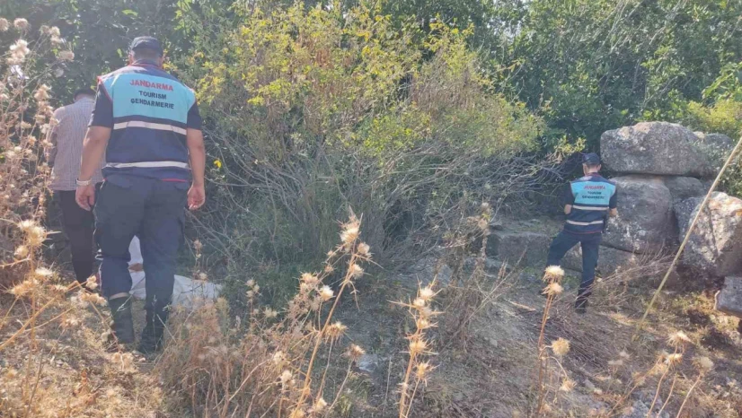 Sit alanında ilek toplarken yakalandılar