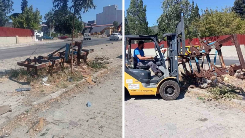 Söke Belediyesi'nden hurda araçlara müdahale