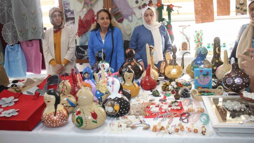 Sultanhisar'da el emeği ürünler görücüye çıkartıldı