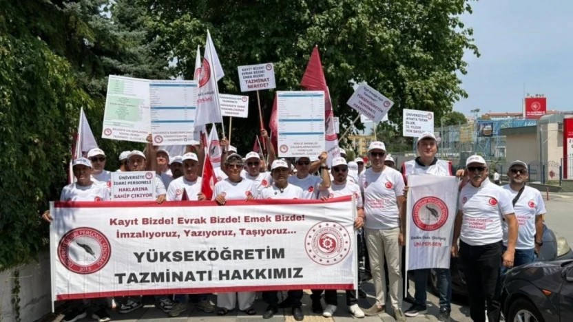 ADÜ'deki adaletsizliğin giderilmesi için Ankara'da eyleme katıldılar