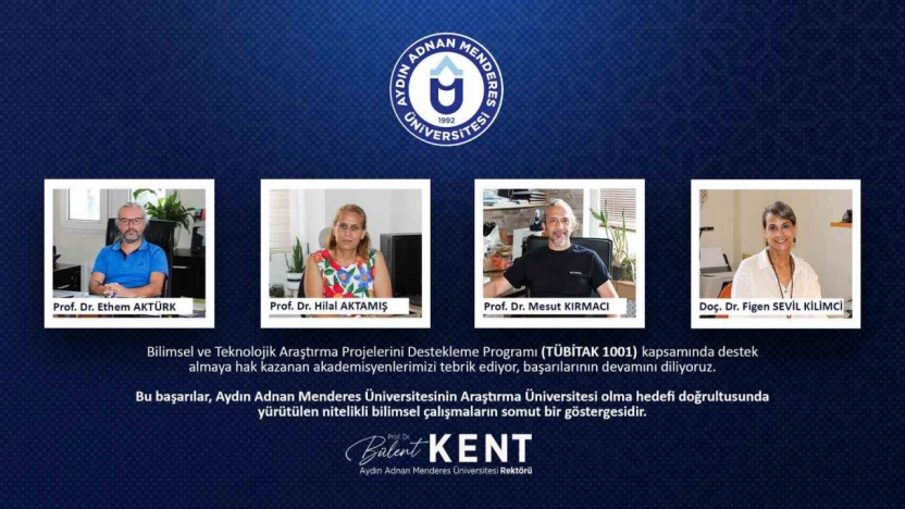 ADÜ'lü akademisyenlerden önemli başarı