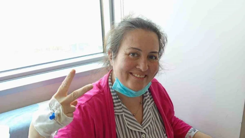 Akciğer nakli olan 41 yaşındaki kadın sağlığına kavuştu