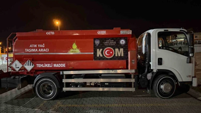 Aydın'da 4 ton atık yağ ele geçirildi