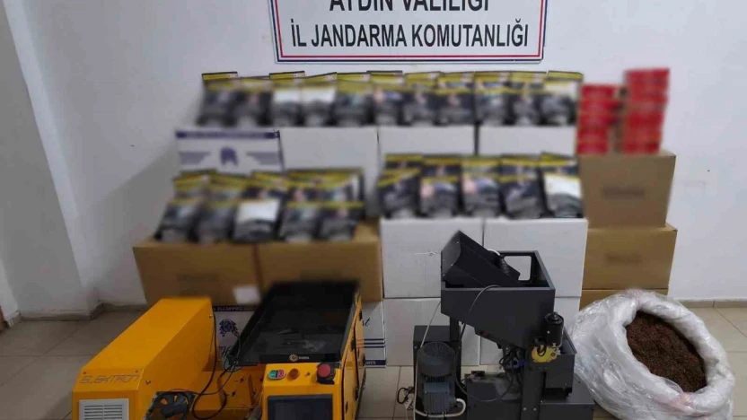 Aydın'da kaçak tütün operasyonu
