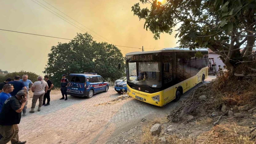 Aydın'da köyler tahliye edilmeye başlandı