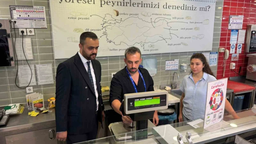 Aydın'da marketlerde tartı aletleri denetlendi