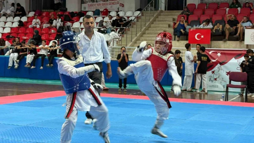 Aydın'da Minikler Taekwondo Şampiyonası İl Seçmeleri gerçekleştirildi