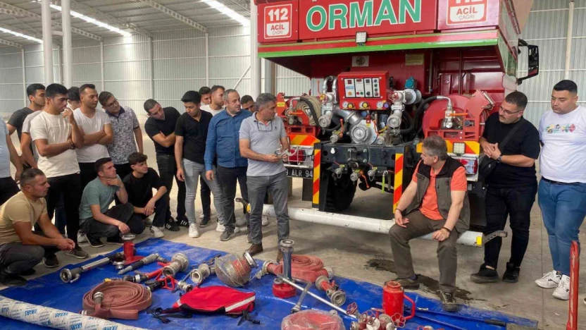 Aydın'da orman yangını ile mücadelede görev alacak personele eğitim verildi