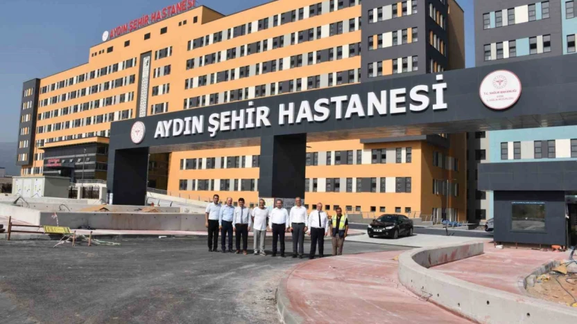 Aydın'ın modern sağlık kompleksinin yapım sürecinde sona gelindi