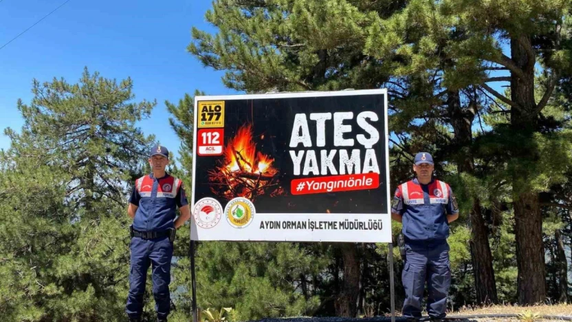 Aydın Jandarmasından yangın uyarısı: 'Her Şey Elimizde'