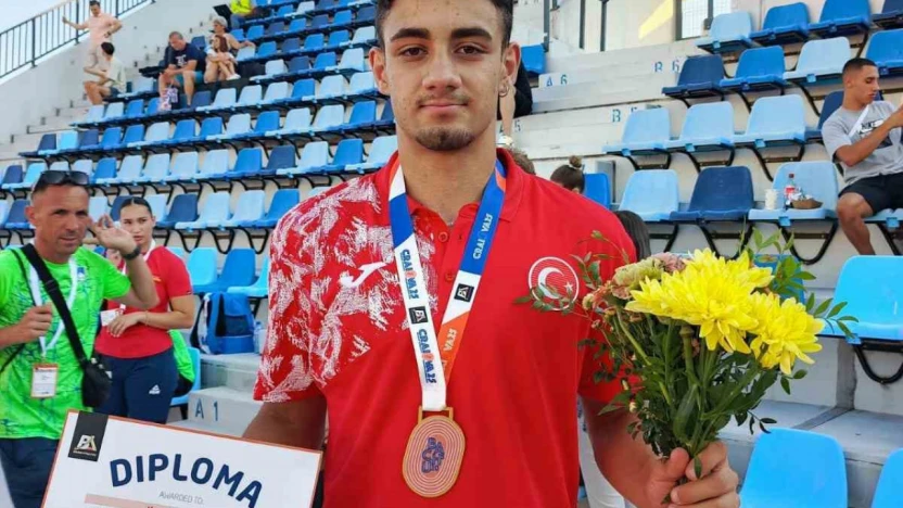 Aydınlı milli sporcu Balkan Şampiyonu oldu