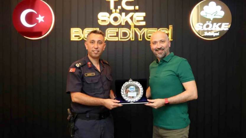 Başkan Arıkan, Jandarma Komutanı Mengi'yi ağırladı