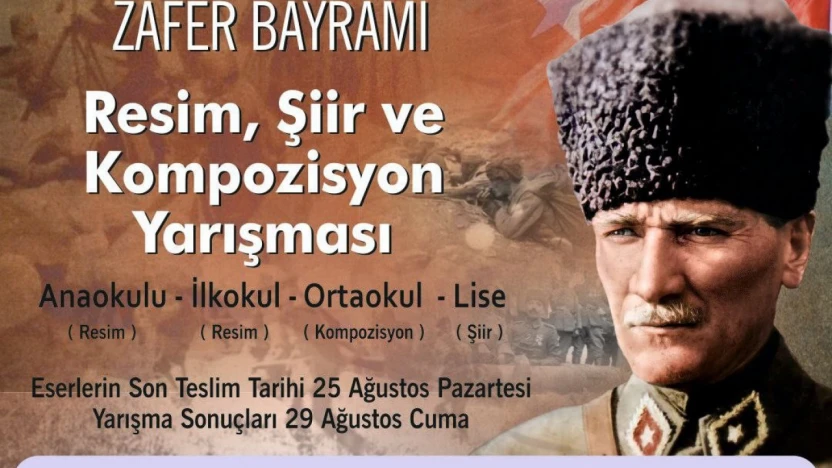 Başkan Çerçioğlu'ndan 30 Ağustos temalı resim, şiir ve kompozisyon yarışması