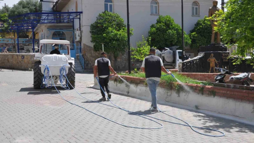 Bozdoğan Belediyesi'nden Yazıkent'te bahar temizliği