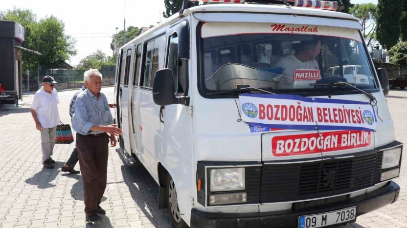 Bozdoğan'da şehir içi seferleri başladı