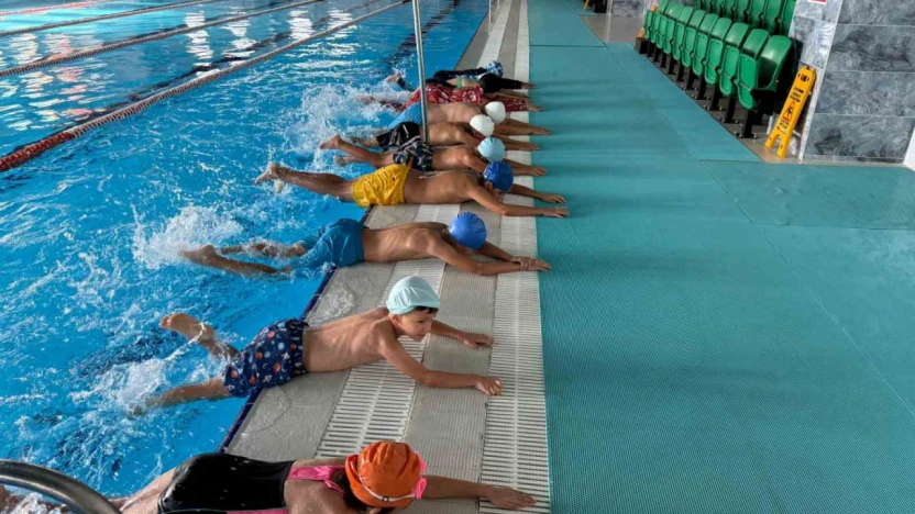 Bozdoğan'da yüzme bilmeyen kalmıyor