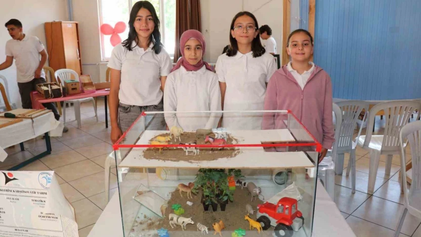 Bozdoğanda öğrenciler projelerini sergiledi