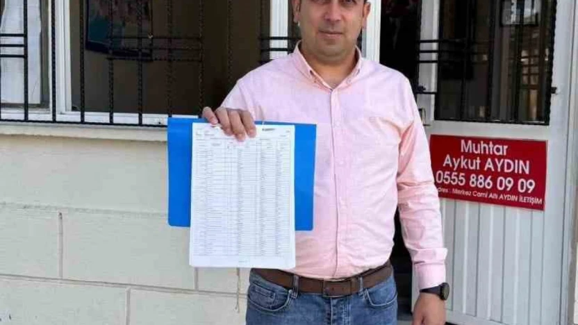 Çine'de seçim var, Sarıoğlu Mahallesi muhtarını seçecek