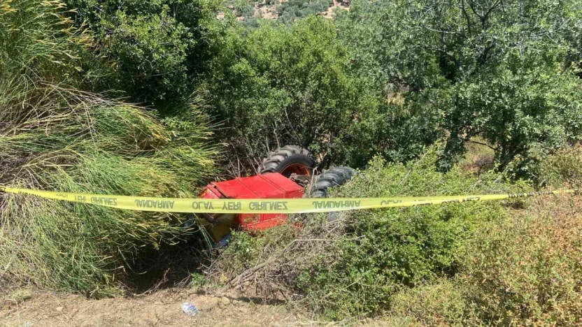 Çine'de traktör kazası: 1 ölü