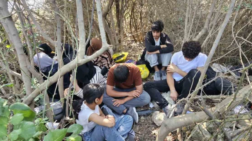 Didim'de 17 düzensiz göçmen yakalandı