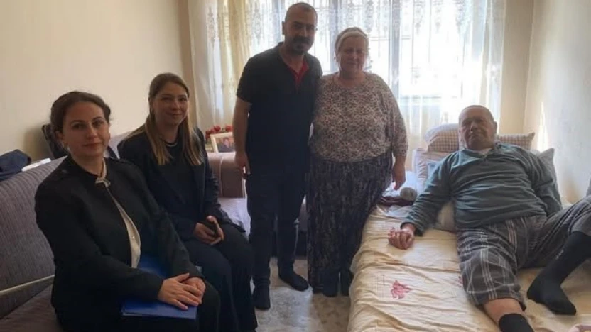 Germencik Belediyesi'nden hasta yatağı desteği
