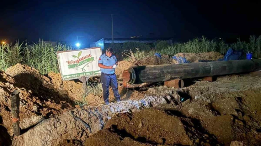 Germencik Belediyesi'nden izinsiz kazı operasyonu