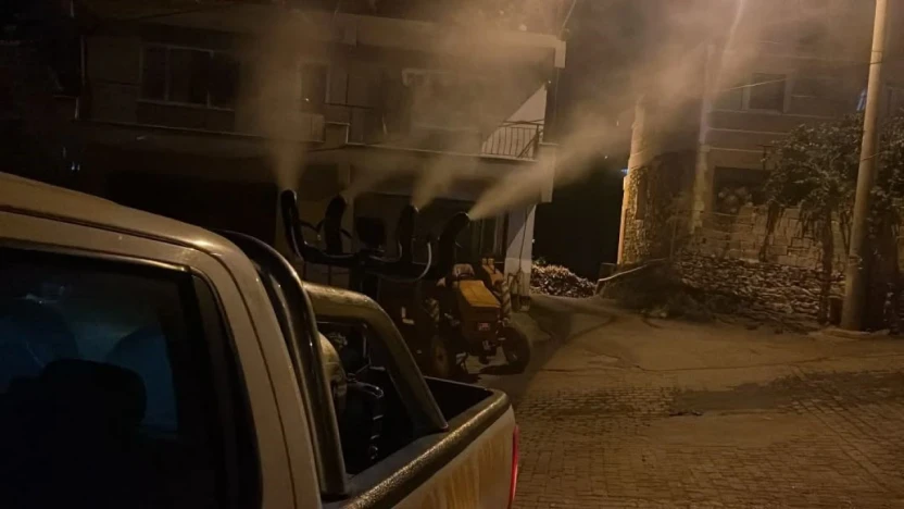 Germencik'te sivrisinekle mücadele aralıksız sürüyor