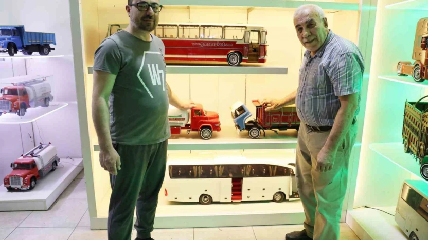 Hobisi ekmek kapısına dönüştü, el yapımı maket araçlar dünyaya açıldı