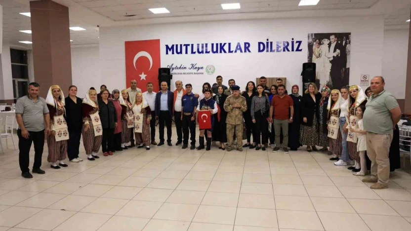 İncirliova'da engelli gençler için asker kınası