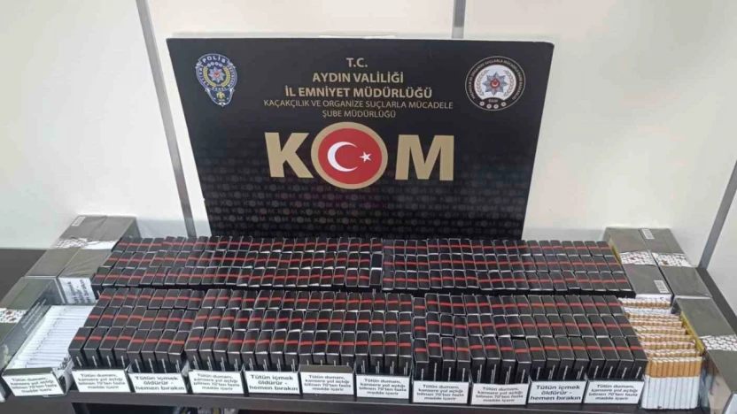 İncirliova'da KOM ekiplerinden kaçakçılık baskını
