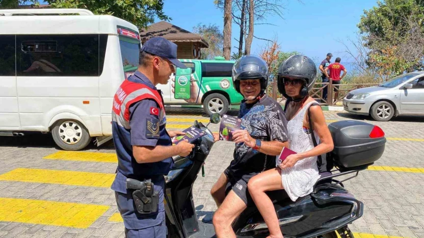 Jandarma'dan Milli Park'ta vatandaşlara yangın uyarısı