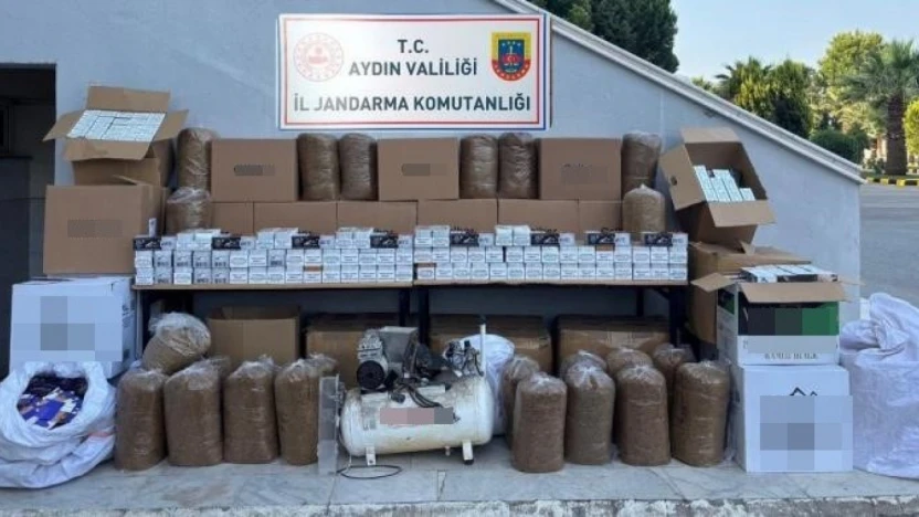 Jandarmadan sigara kaçakçılarına darbe