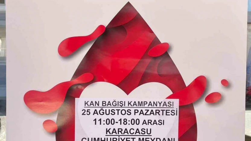 Karacasu'da kan bağışı kampanyası düzenlenecek