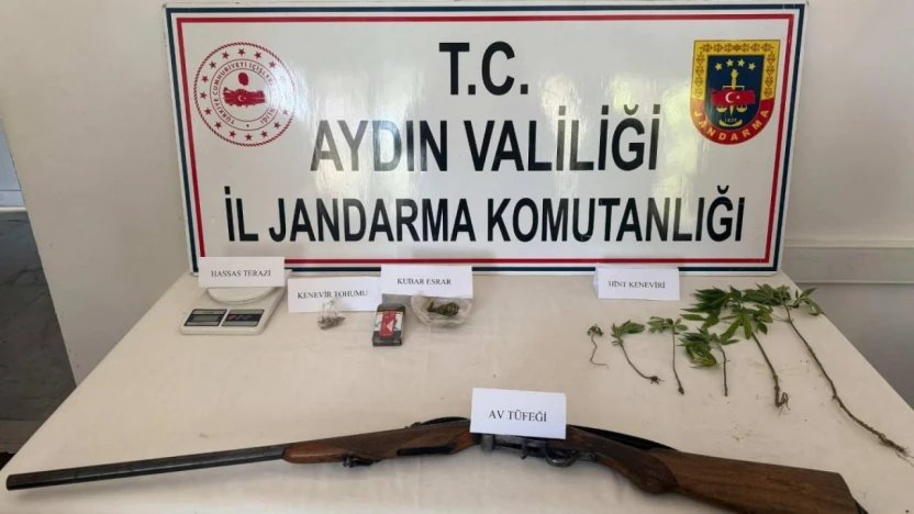 Karacasu'da uyuşturucu madde ele geçirildi