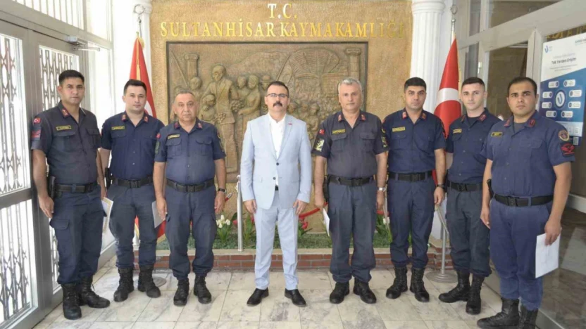 Kaymakam Ateş'ten jandarma personeline hizmet teşekkürü