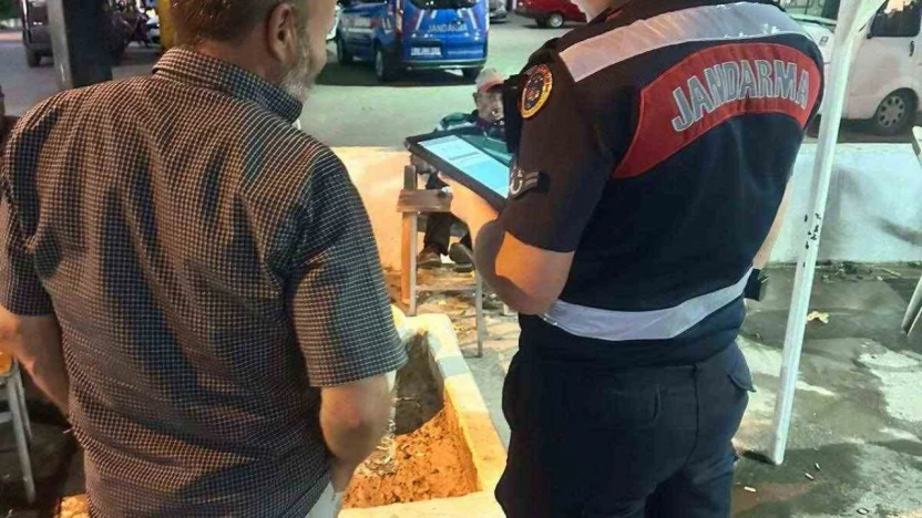 Köşk jandarmasından 'huzur' denetimi