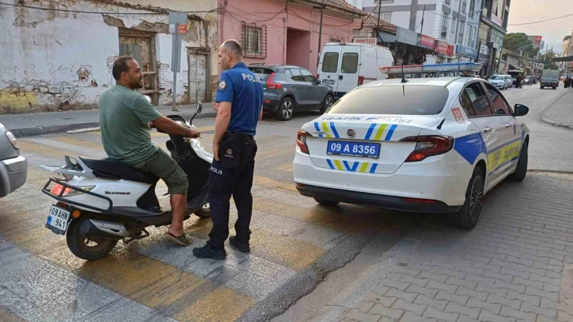 Köşk'te araçlar denetlendi, kurallara uymayan sürücüler cezadan kaçamadı