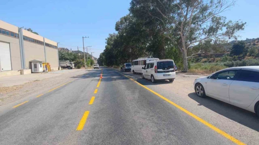 Köşk'te şok trafik uygulaması