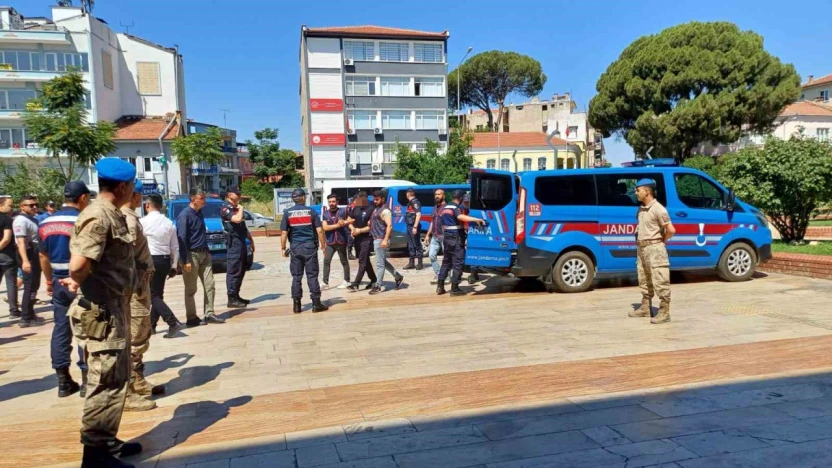 Köşk'teki gazinoda öldürülen Özbek kadının katil zanlıları adliyeye sevk edildi