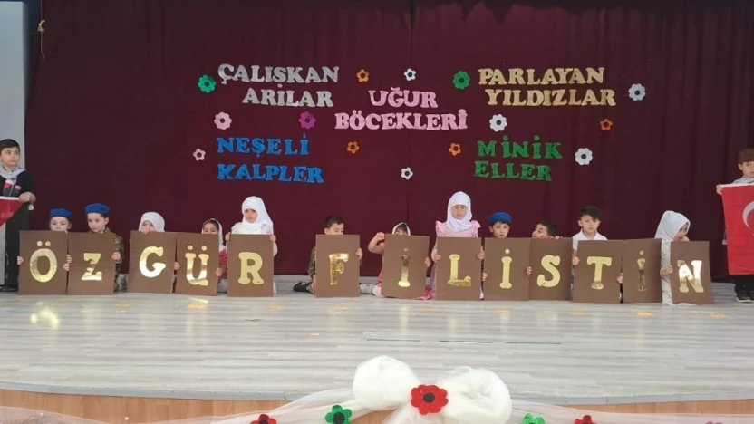 Köşklü minikler mezuniyet sevinci yaşadı