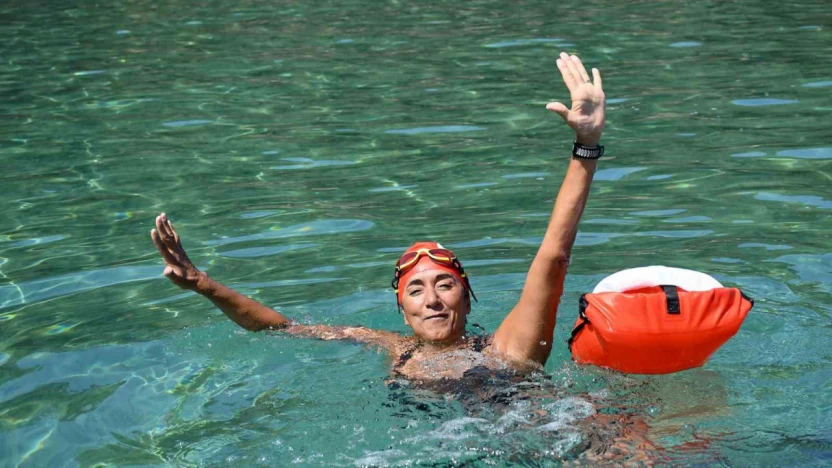 Master yüzücüler 38,5 kilometre kulaç atacak