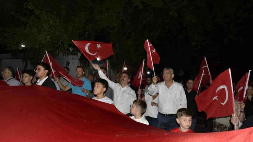 Sultanhisar'da 30 Ağustos kortej yürüyüşü